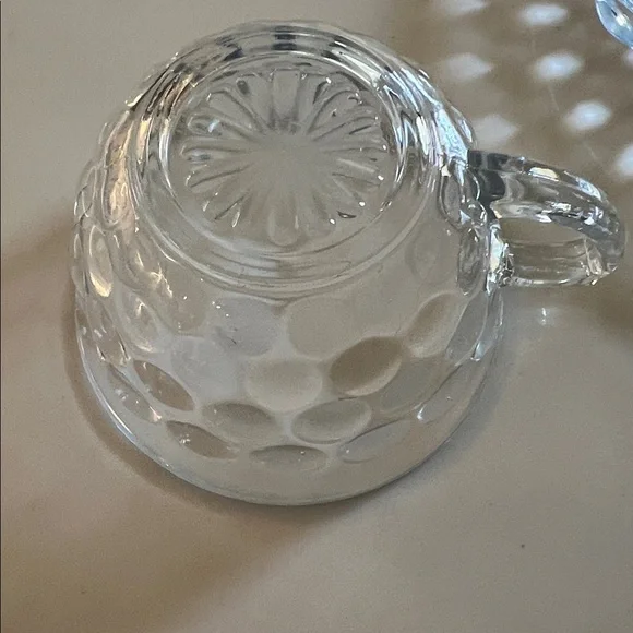 1940s Vintage Anchor Hocking Blue Bubble Glass - Picture 5 of 5